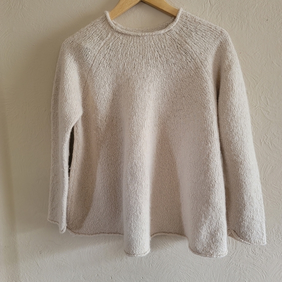 Masai Copenhagen, Furaka A-Shape Loose Sweater Top,  Whitecap, Size‎ Medium - Picture 1 of 9